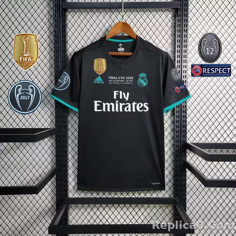 17-18 Real Madrid Away Retro Jersey - detail