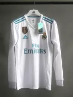 17-18 Real Madrid Home Retro Jersey Player Version Long Sleeve - view 4
