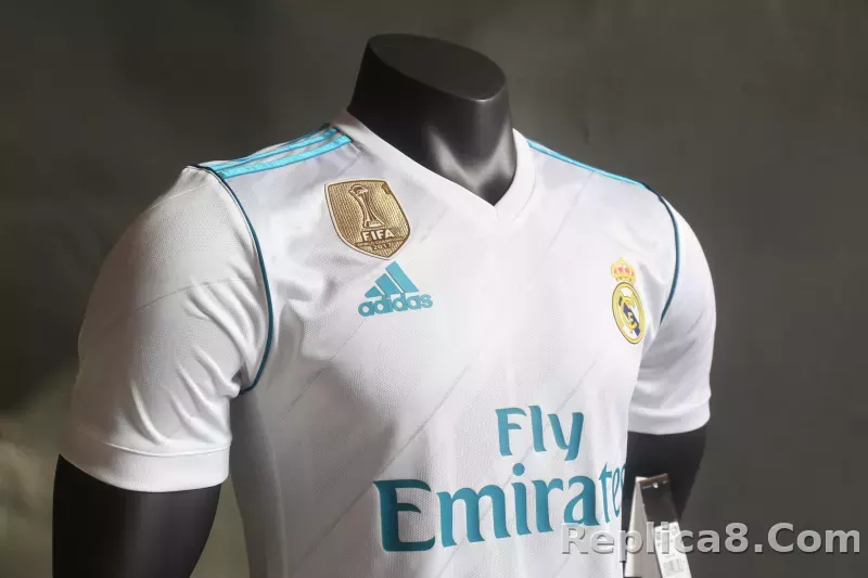 17-18 Real Madrid Home Retro Jersey Player Version - detail