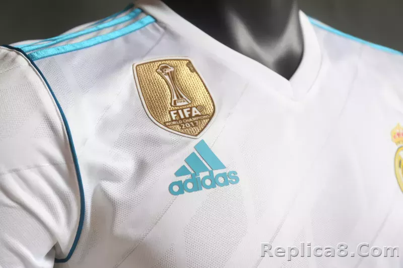 17-18 Real Madrid Home Retro Jersey Player Version - detail