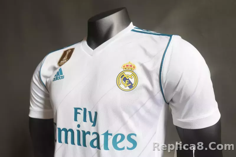 17-18 Real Madrid Home Retro Jersey Player Version - detail