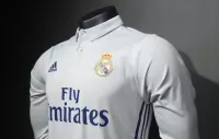 16-17 Real Madrid Home Retro Jersey Player Version Long Sleeve - view 6