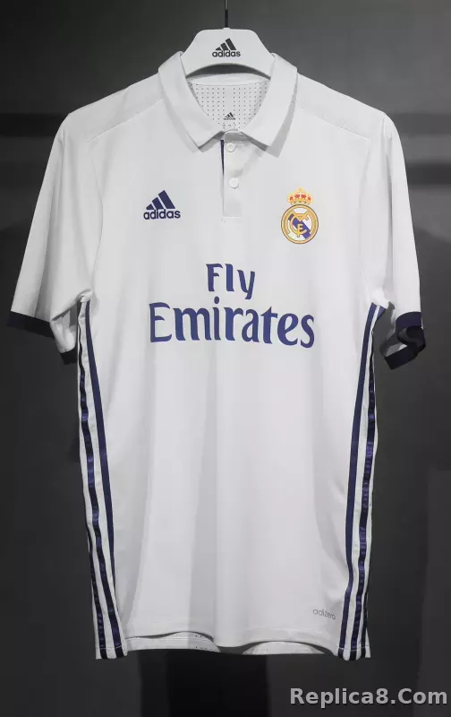 16-17 Real Madrid Home Retro Jersey Player Version - detail