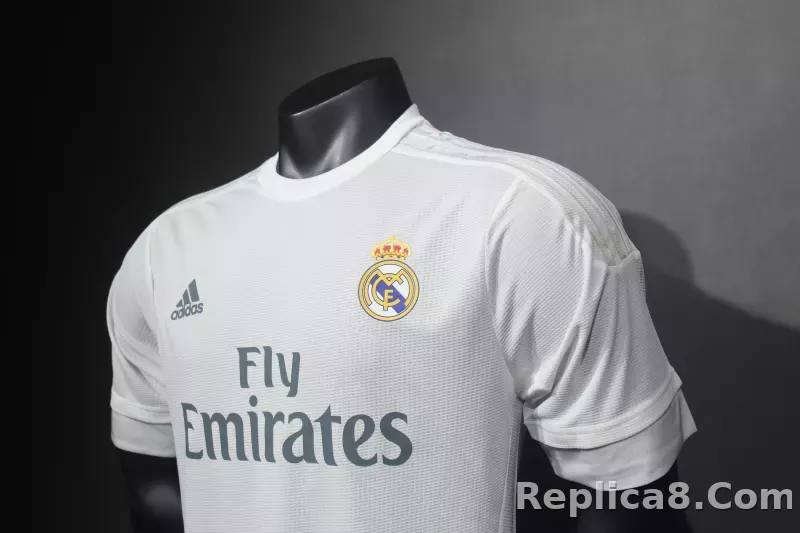 2015-16 Real Madrid Home Retro Jersey Player Version - detail