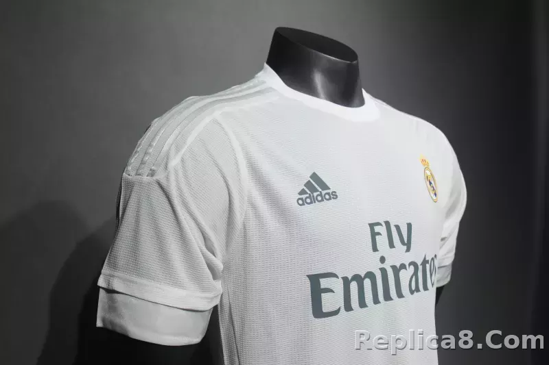 2015-16 Real Madrid Home Retro Jersey Player Version - detail