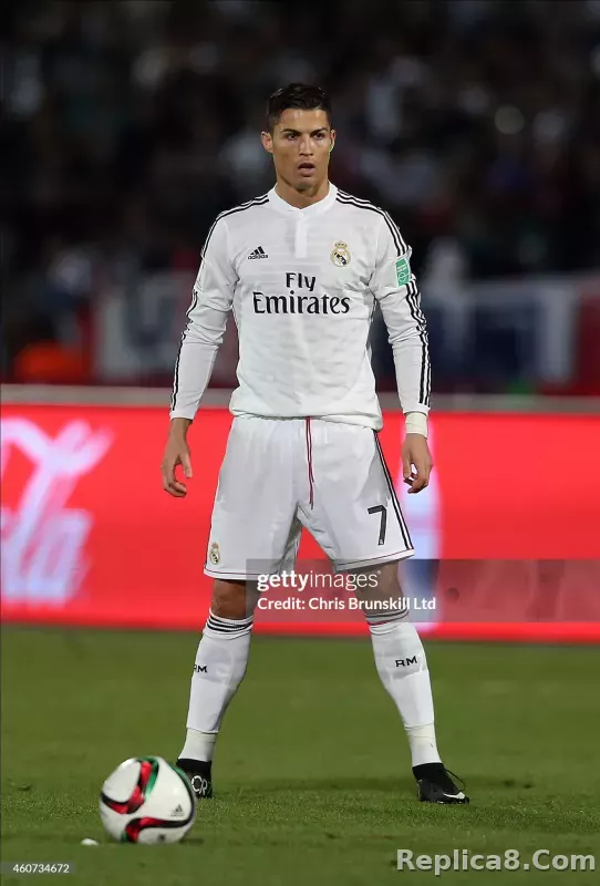 2014/15 Real Madrid Home Retro Jersey Player Version Long Sleeve - detail