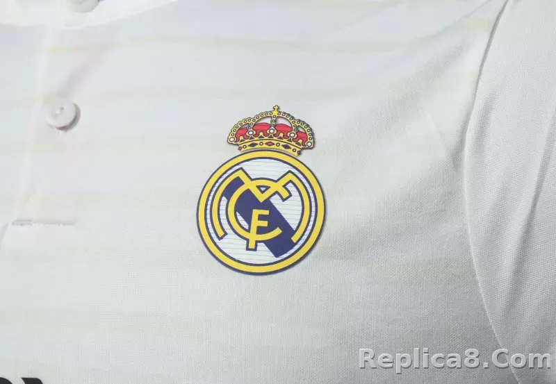 2014/15 Real Madrid Home Retro Jersey Player Version Long Sleeve - detail