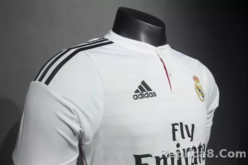 2014/15 Real Madrid Home Retro Jersey Player Version Long Sleeve - detail
