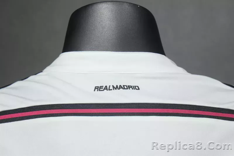 2014/15 Real Madrid Home Retro Jersey Player Version Long Sleeve - detail