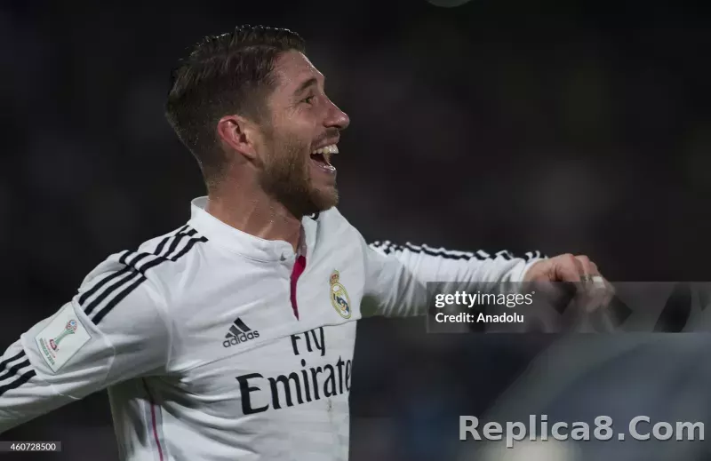 2014/15 Real Madrid Home Retro Jersey Player Version Long Sleeve - detail