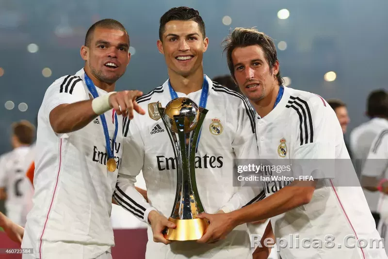 2014/15 Real Madrid Home Retro Jersey Player Version - detail