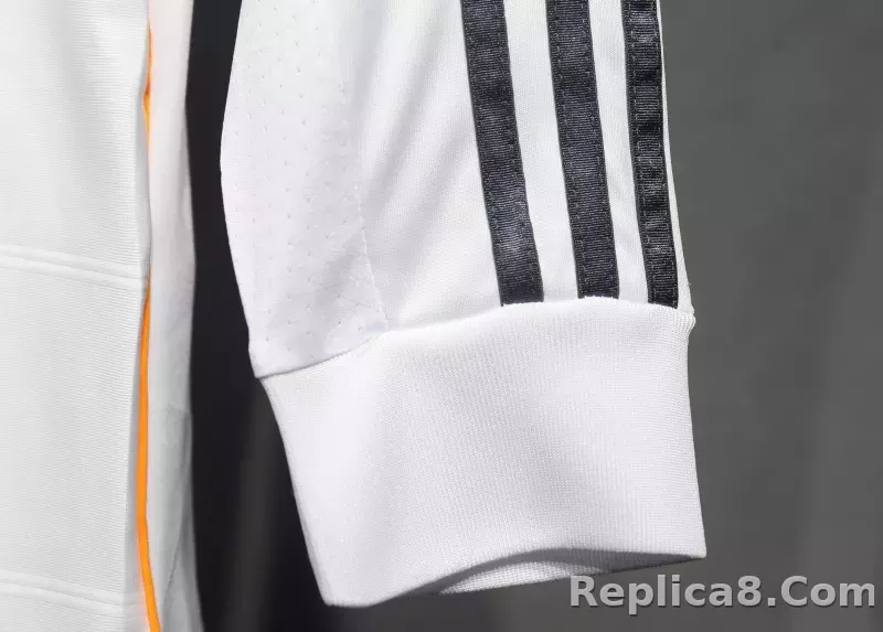 2013/14 Real Madrid Home Retro Jersey Player Version Long Sleeve - detail