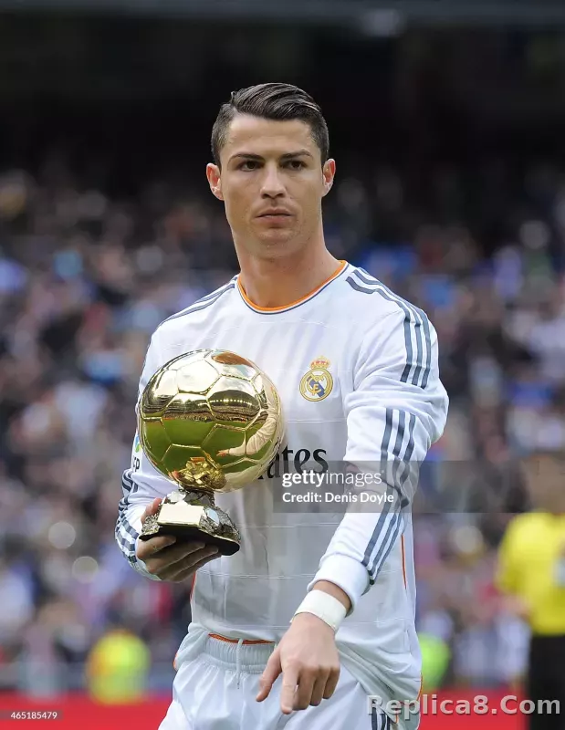 2013/14 Real Madrid Home Retro Jersey Player Version Long Sleeve - detail