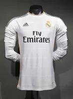2013/14 Real Madrid Home Retro Jersey Player Version Long Sleeve - view 1