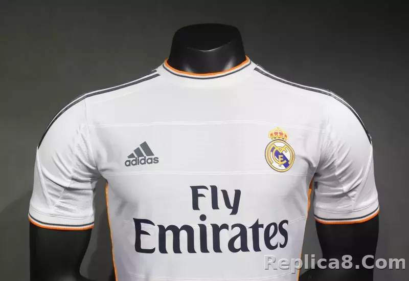 2013/14 Real Madrid Home Retro Jersey Player Version - detail