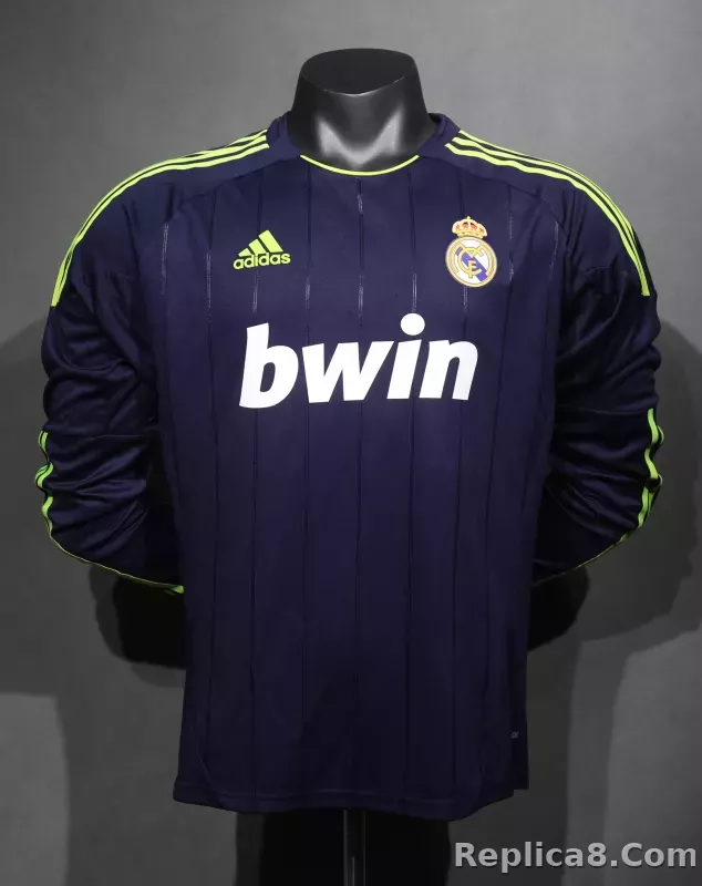 2012-13 Real Madrid Third Away Retro Jersey Player Version Long Sleeve