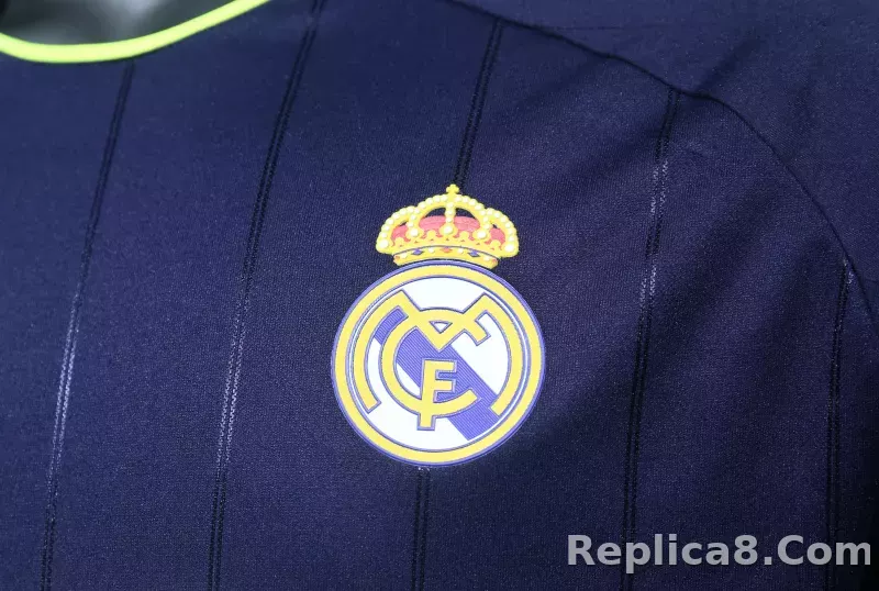 2012-13 Real Madrid Third Away Retro Jersey Player Version Long Sleeve - detail