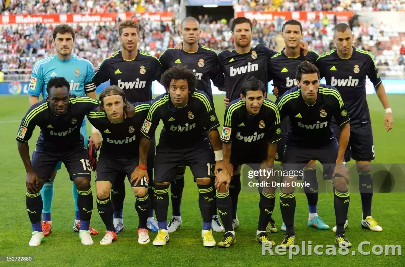2012-13 Real Madrid Third Away Retro Jersey Player Version Long Sleeve - detail