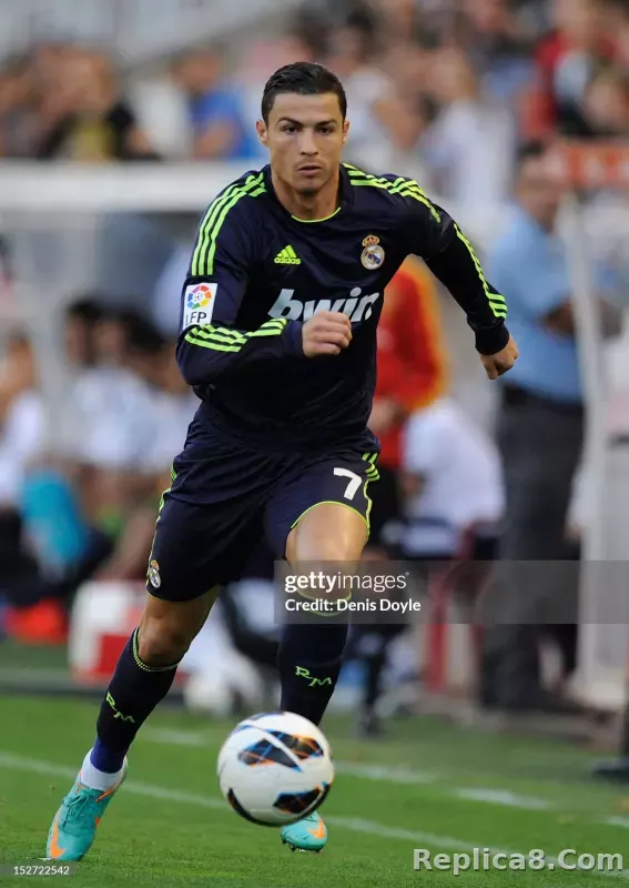 2012-13 Real Madrid Third Away Retro Jersey Player Version Long Sleeve - detail