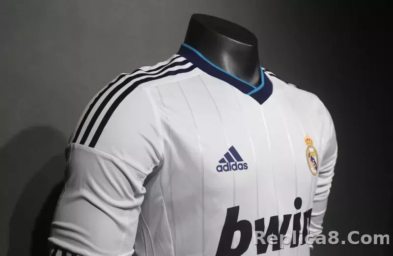 2012/13 Real Madrid Home Retro Jersey Player Version Long Sleeve - detail
