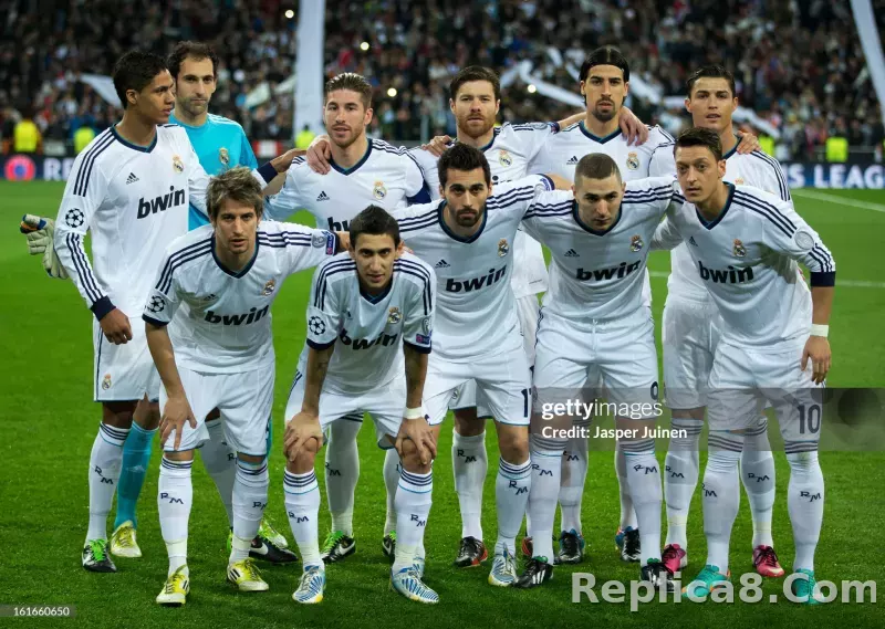 2012/13 Real Madrid Home Retro Jersey Player Version Long Sleeve - detail