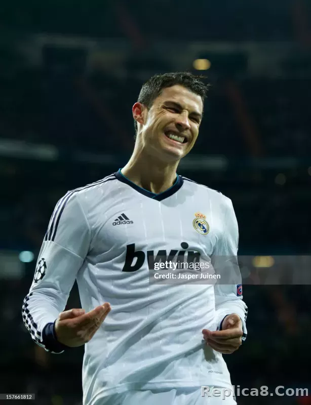 2012/13 Real Madrid Home Retro Jersey Player Version Long Sleeve - detail