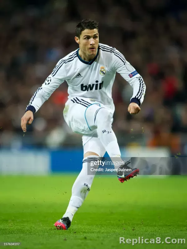 2012/13 Real Madrid Home Retro Jersey Player Version Long Sleeve - detail
