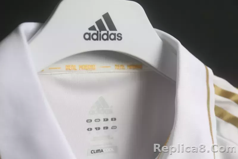 11-12 Real Madrid Home Retro Jersey Player Version Long Sleeve - detail