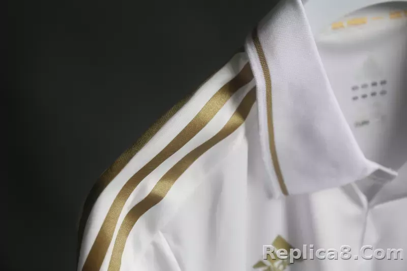 11-12 Real Madrid Home Retro Jersey Player Version Long Sleeve - detail