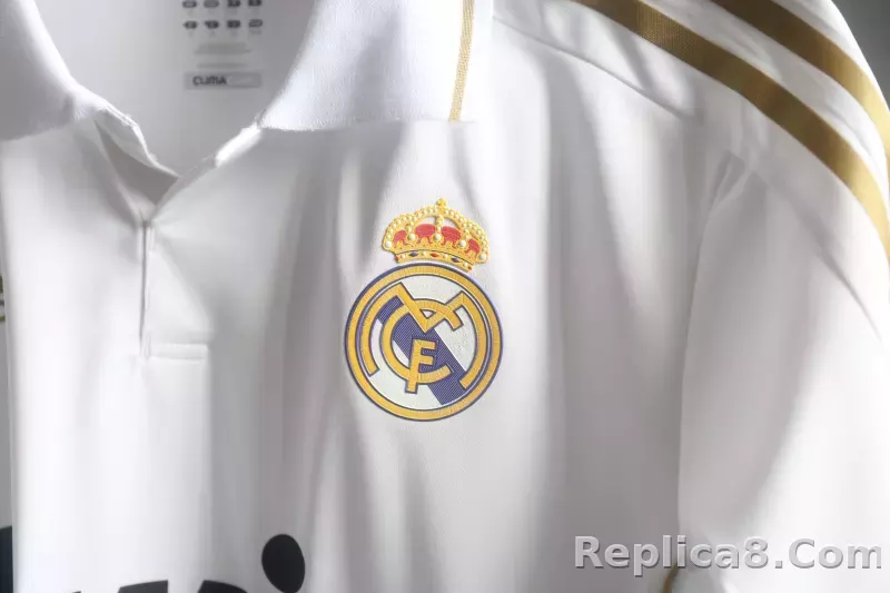 11-12 Real Madrid Home Retro Jersey Player Version Long Sleeve - detail