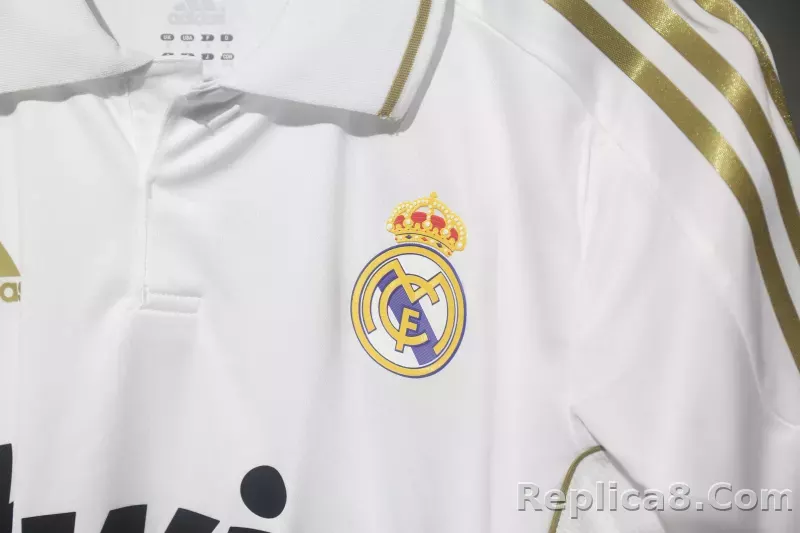 11-12 Real Madrid Home Retro Jersey Player Version - detail