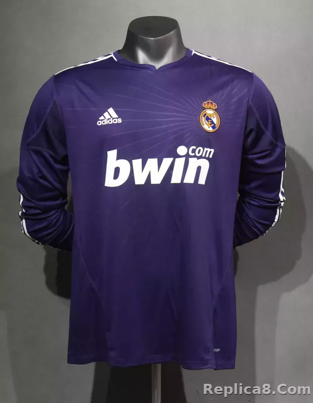 2010/11 Real Madrid Third Away Retro Jersey Player Version Long Sleeve