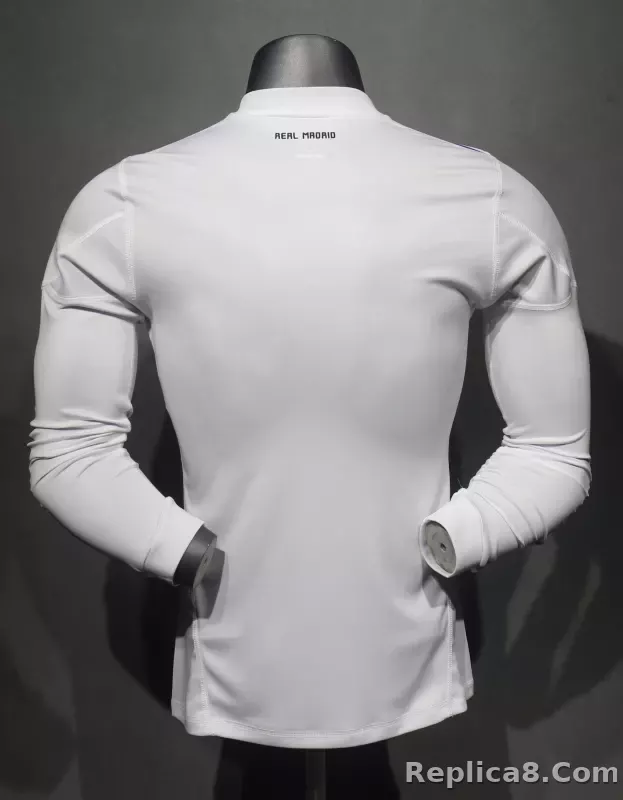 2010/11 Real Madrid Home Retro Jersey Player Version Long Sleeve - detail