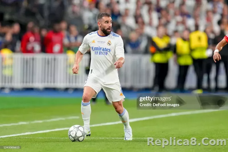 21-22 Real Madrid Home Soccer Jersey Retro Player Version Long Sleeve - detail