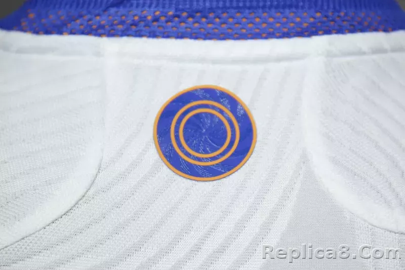 21-22 Real Madrid Home Soccer Jersey Retro Player Version Long Sleeve - detail