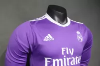 16-17 Real Madrid Away Retro Purple Jersey Long Sleeve Player Version - view 7