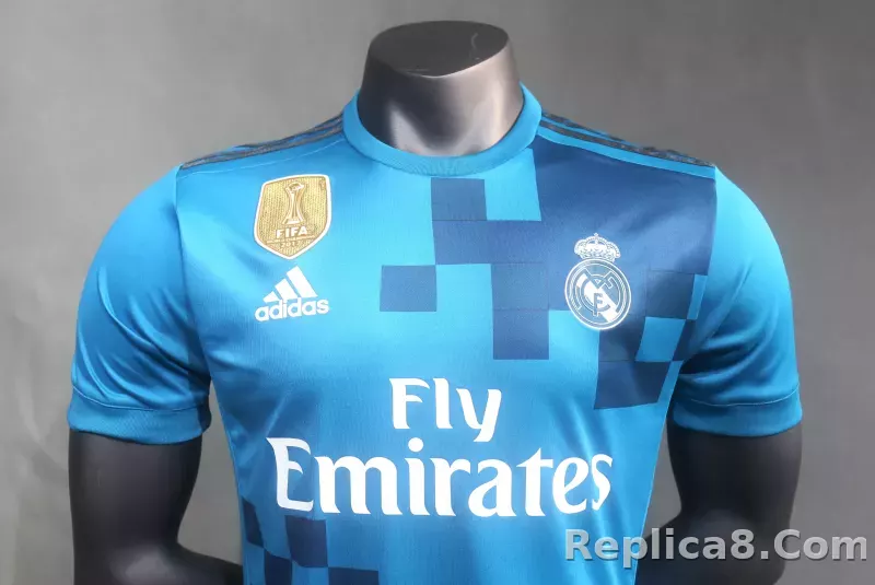 17-18 Real Madrid Second Away Retro Jersey Player Version - detail
