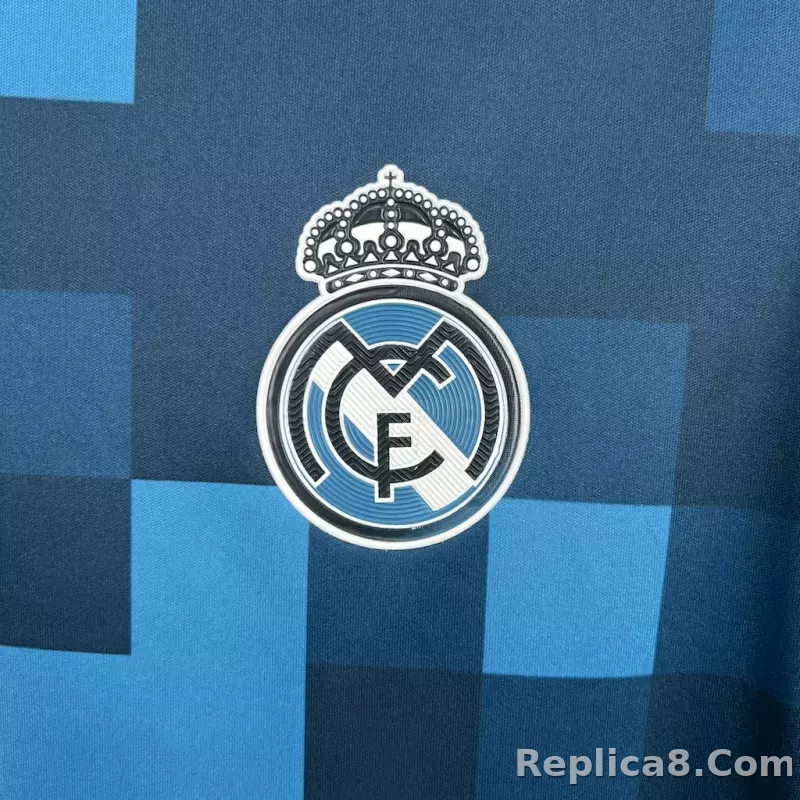 17-18 Real Madrid Second Away Retro Jersey - detail