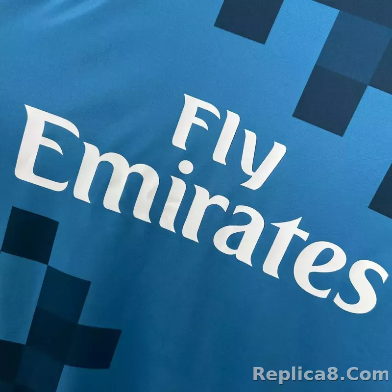17-18 Real Madrid Second Away Retro Jersey - detail