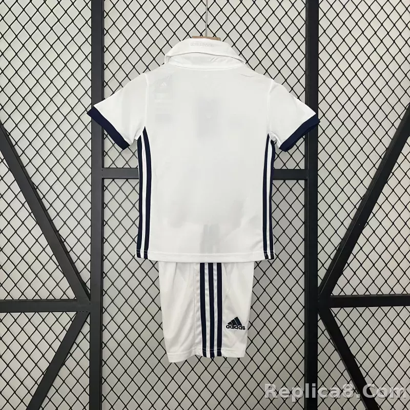 16-17 Real Madrid Home Retro Kids Kit Jersey+Shorts - detail