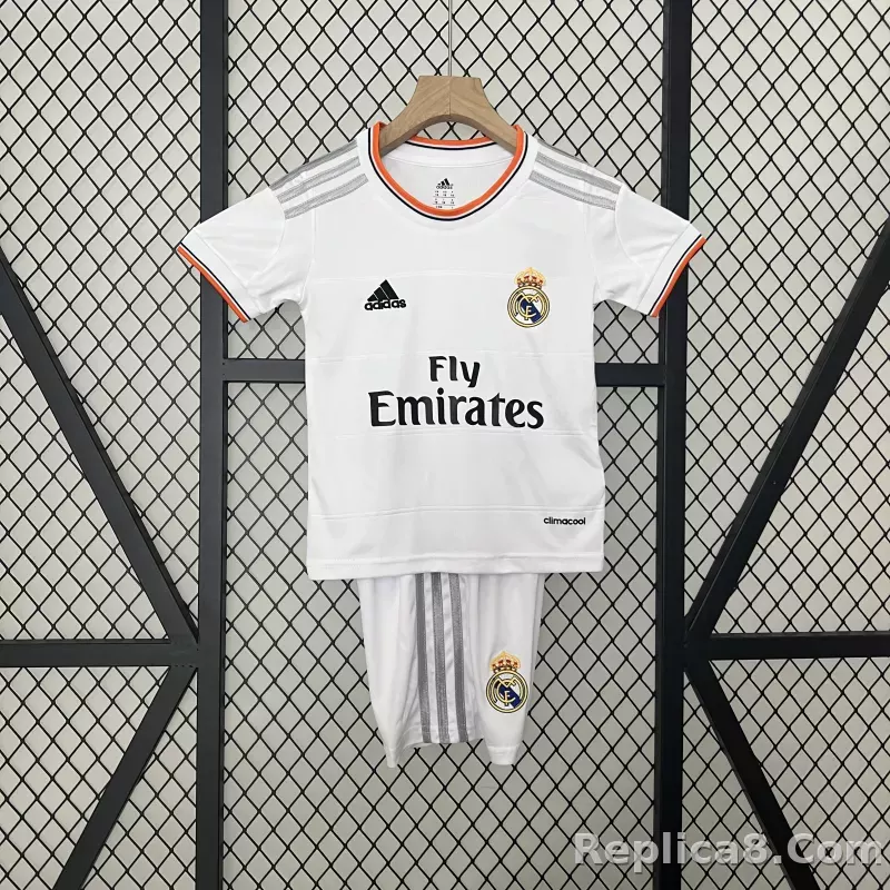 2013/14 Real Madrid Home Retro Kids Kit Jersey+Shorts