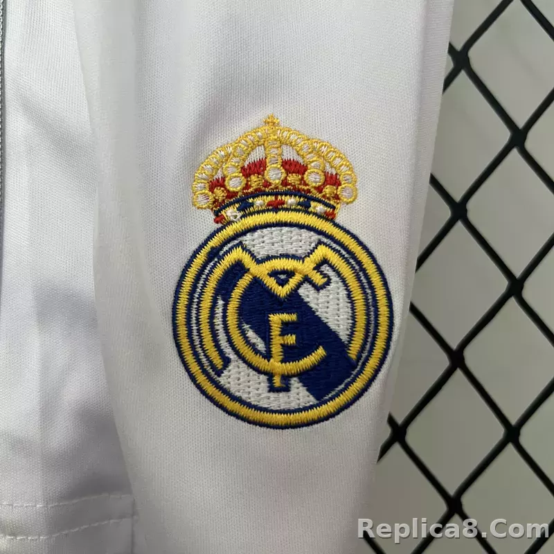 2013/14 Real Madrid Home Retro Kids Kit Jersey+Shorts - detail