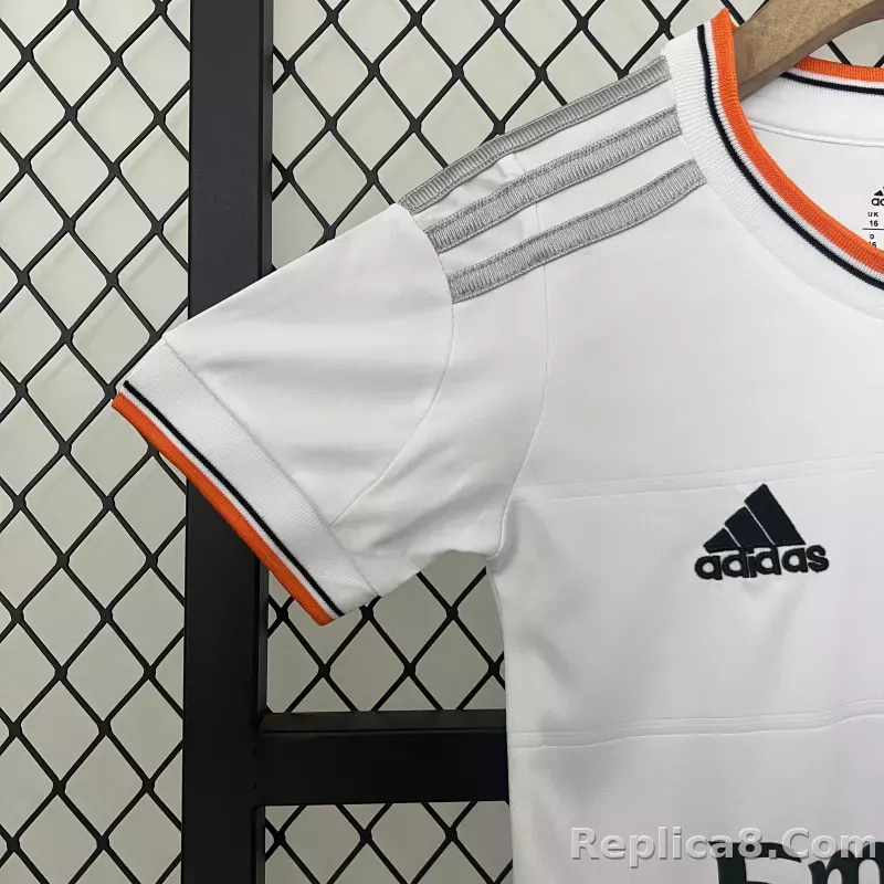 2013/14 Real Madrid Home Retro Kids Kit Jersey+Shorts - detail