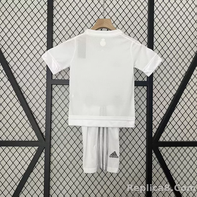 2015-16 Real Madrid Home Retro Kids Kit Jersey+Shorts - detail
