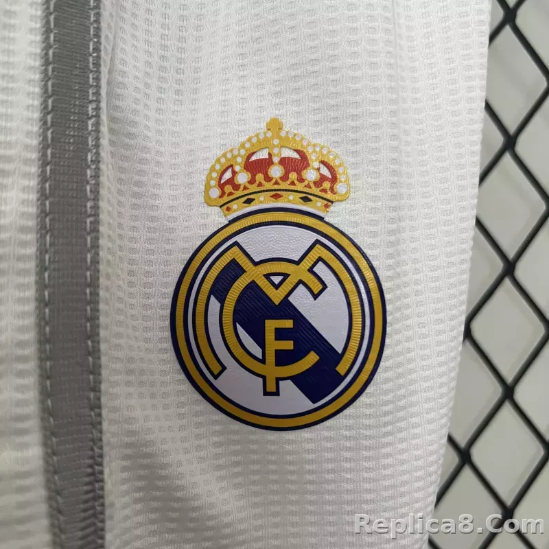 2015-16 Real Madrid Home Retro Kids Kit Jersey+Shorts - detail