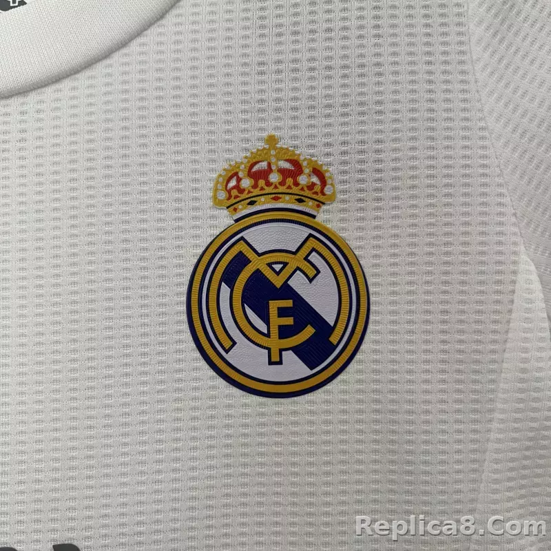 2015-16 Real Madrid Home Retro Kids Kit Jersey+Shorts - detail