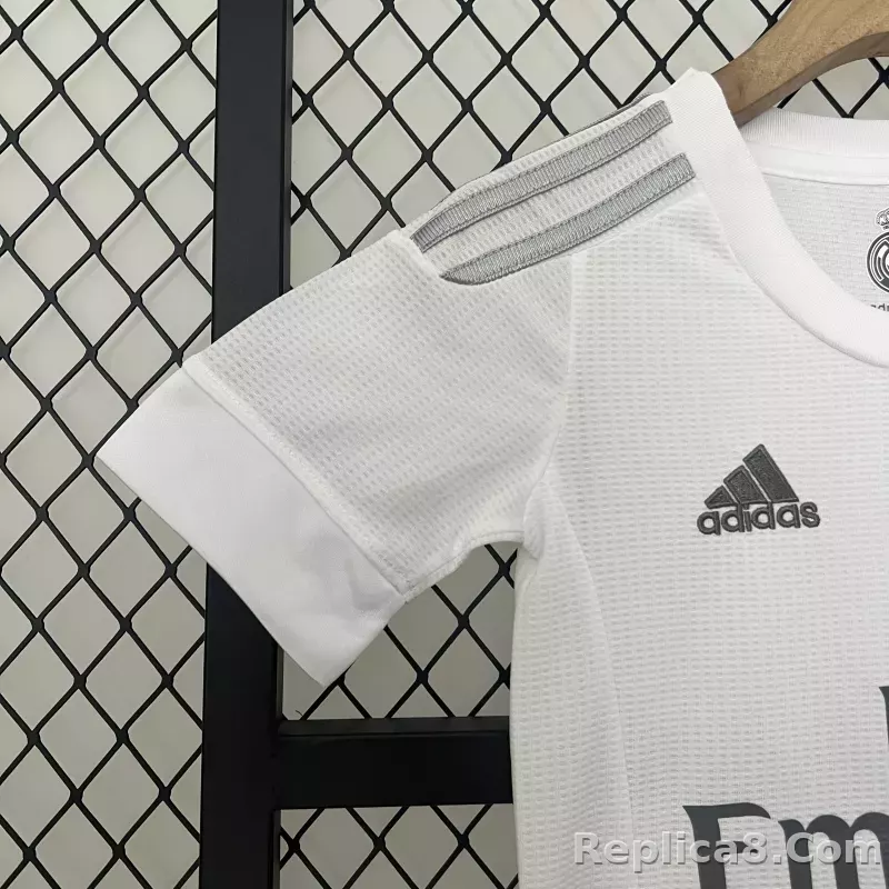 2015-16 Real Madrid Home Retro Kids Kit Jersey+Shorts - detail