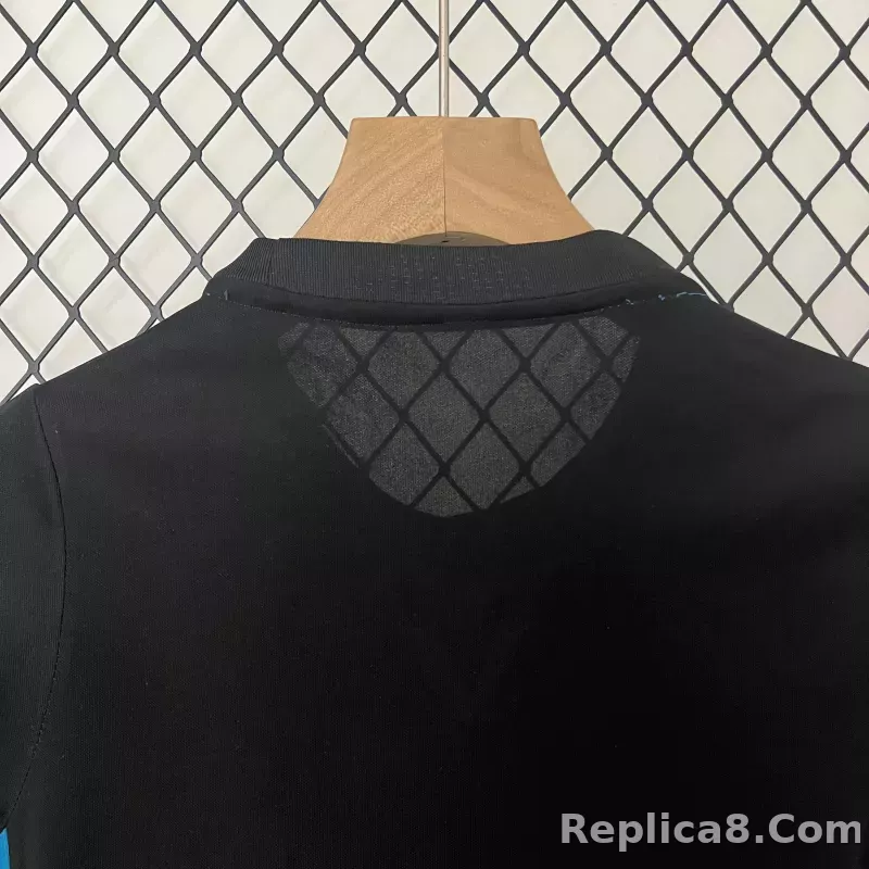 17-18 Real Madrid Away Retro Kids Kit Jersey+Shorts - detail