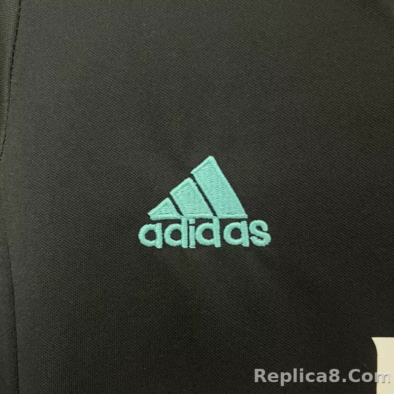 17-18 Real Madrid Away Retro Kids Kit Jersey+Shorts - detail