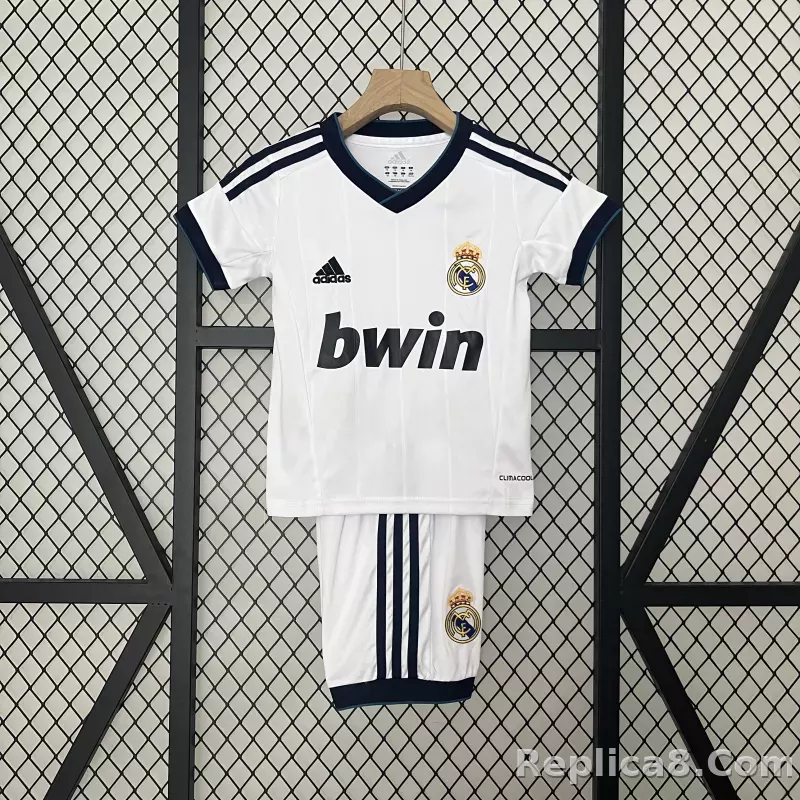 2012-13 Real Madrid Home Retro Kids Kit Jersey+Shorts